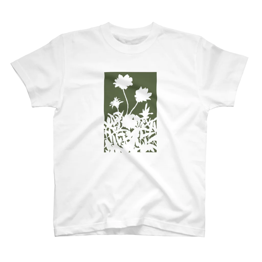 気ままに創作　よろず堂の花咲く小径④みどり スタンダードTシャツ