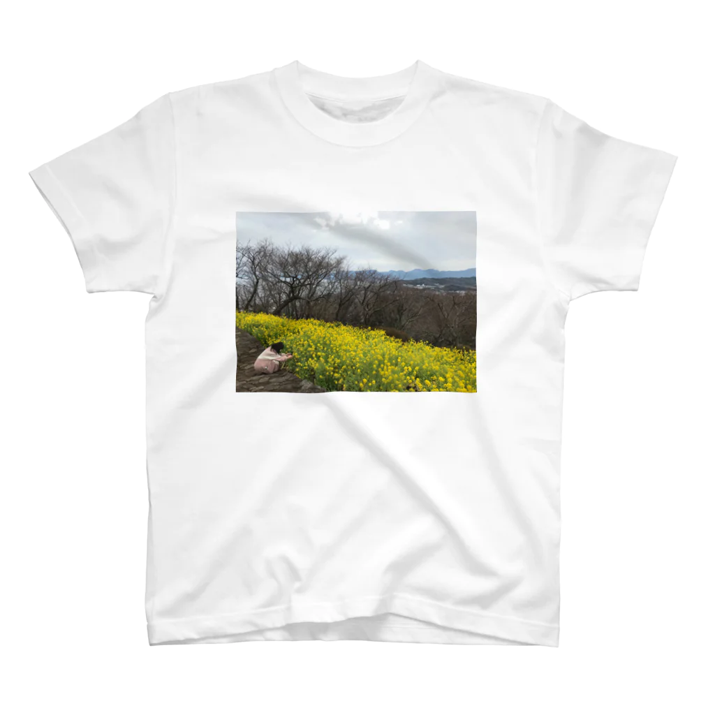 J1Ce9の菜の花とわたし Regular Fit T-Shirt