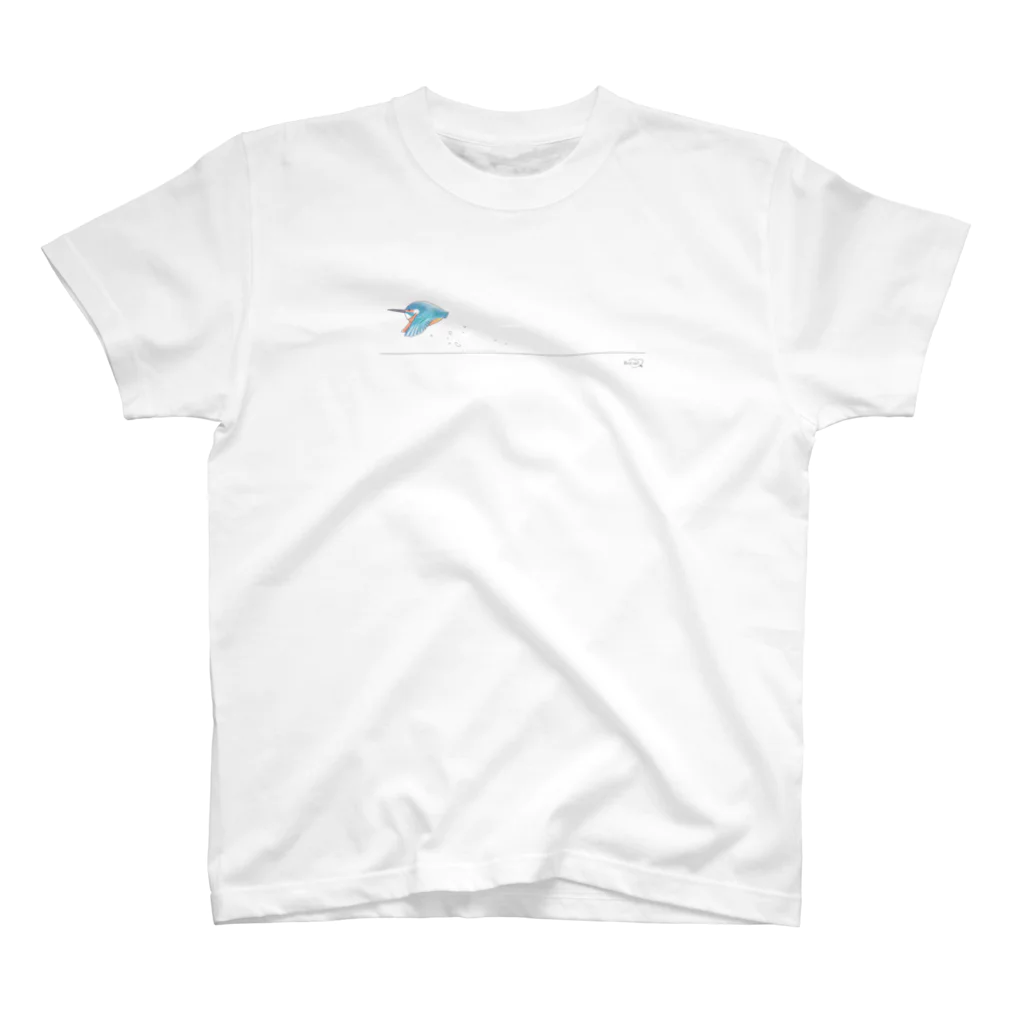 DOTEKKOの-KAWASEMI No.3- Bird call Regular Fit T-Shirt