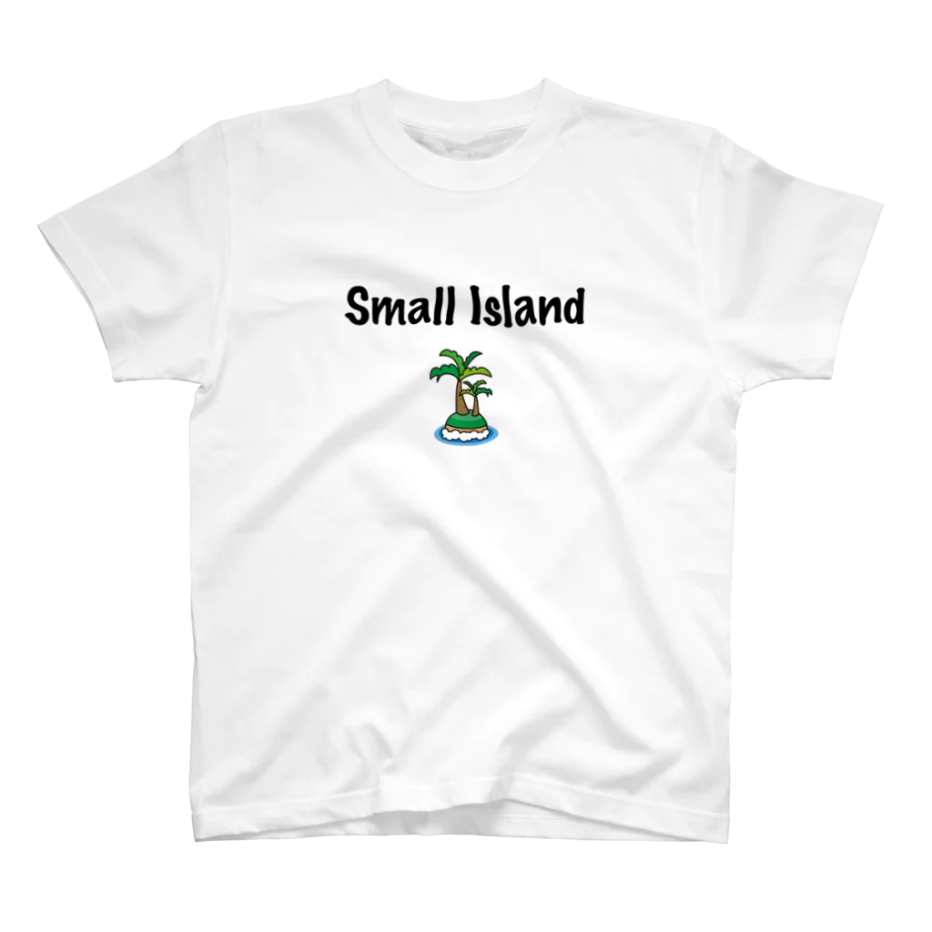 Shima225の【苗字直訳Tシャツ】小島 Small Island スタンダードTシャツ