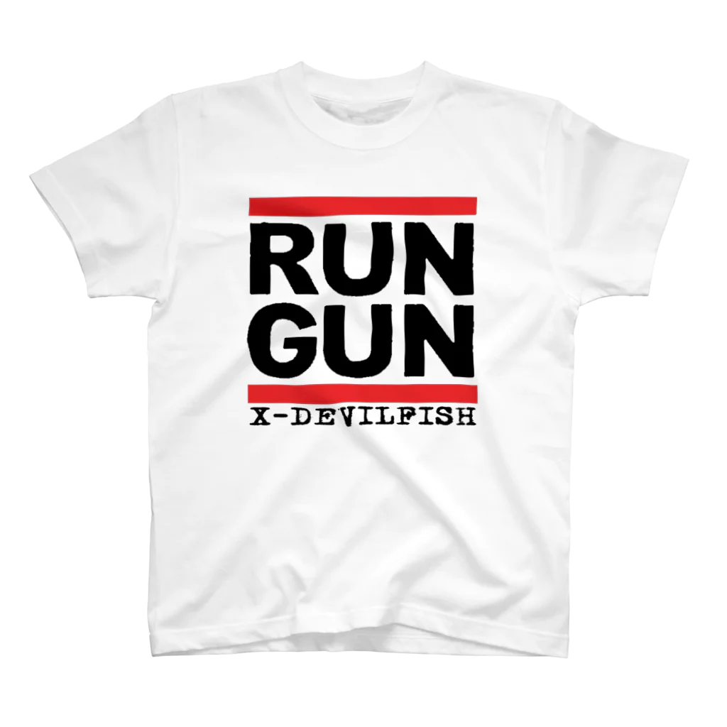 X-DEVILFISHのRUN GUN Tシャツ スタンダードTシャツ