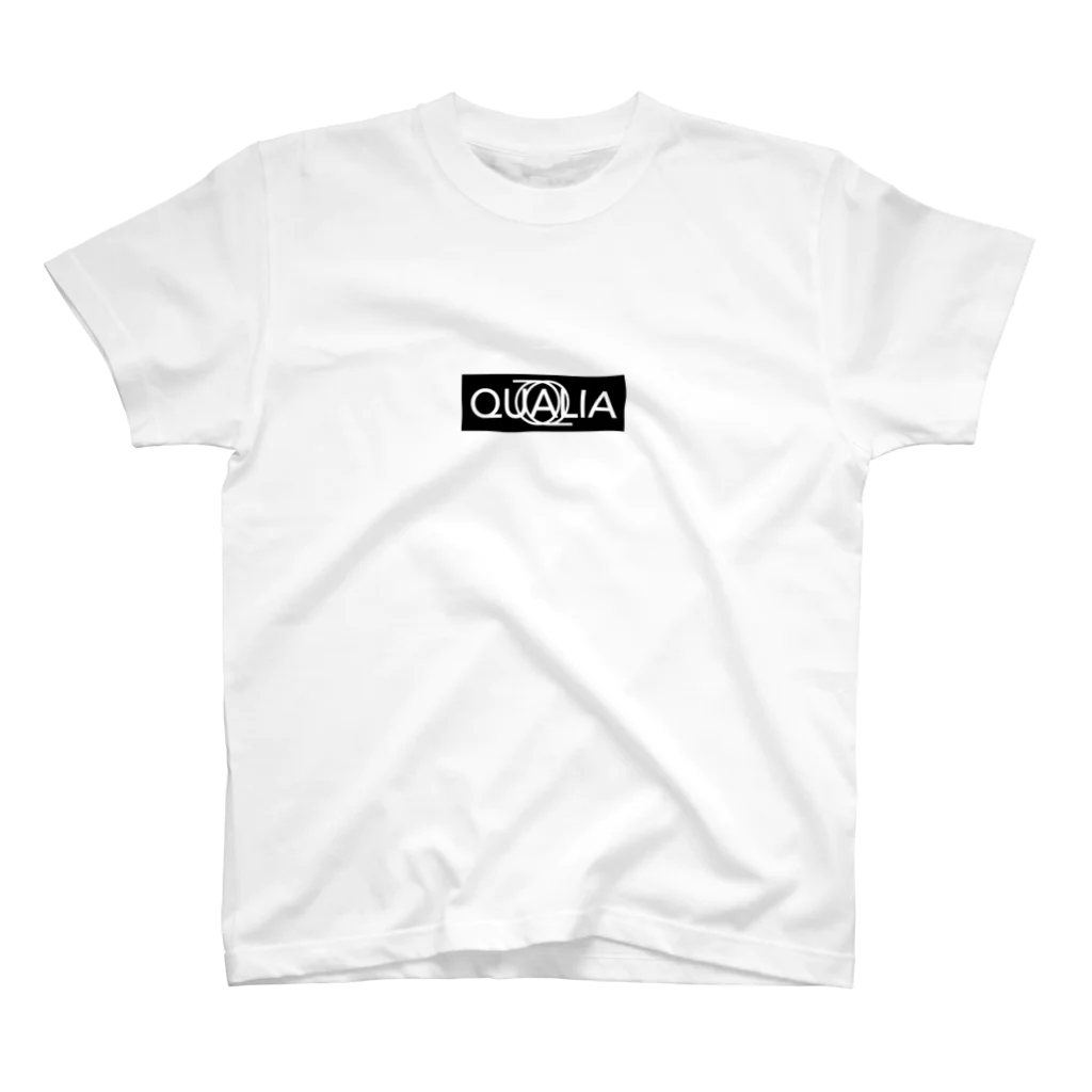 QUALIAのQUALIA box logo Tee Regular Fit T-Shirt