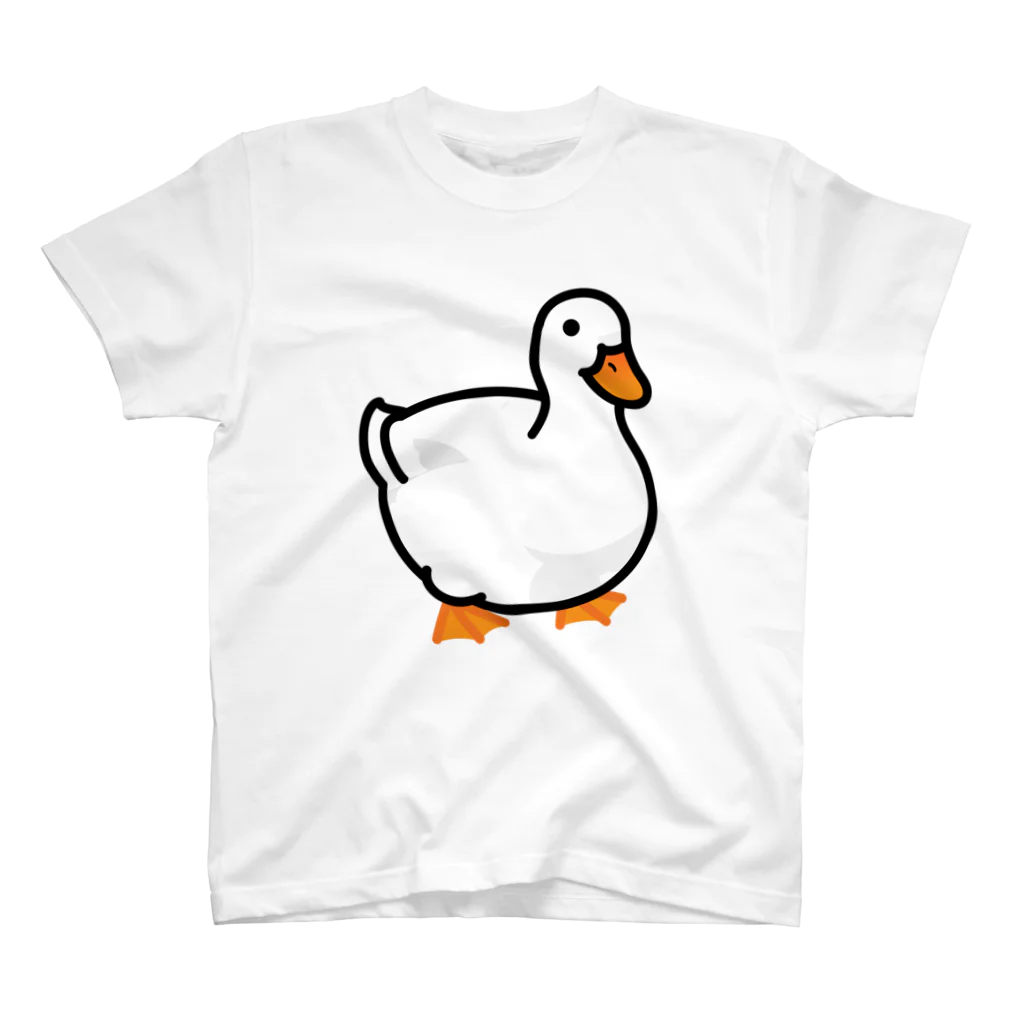 Cody the LovebirdのChubby Bird アヒル スタンダードTシャツ