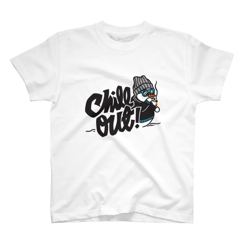 PSChristieのCHILL OUT 雪だるま スタンダードTシャツ