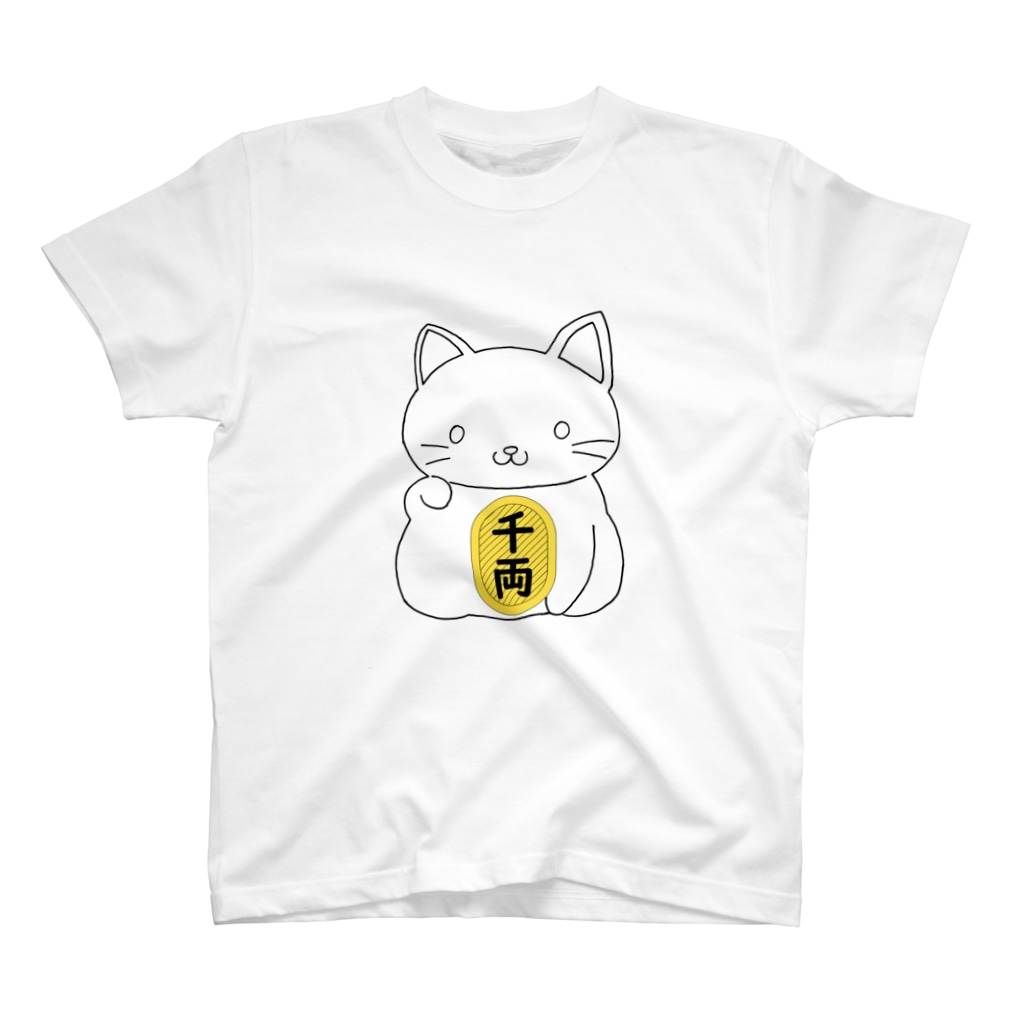 Discover 招き猫 メンズ レディース Tシャツ 動物