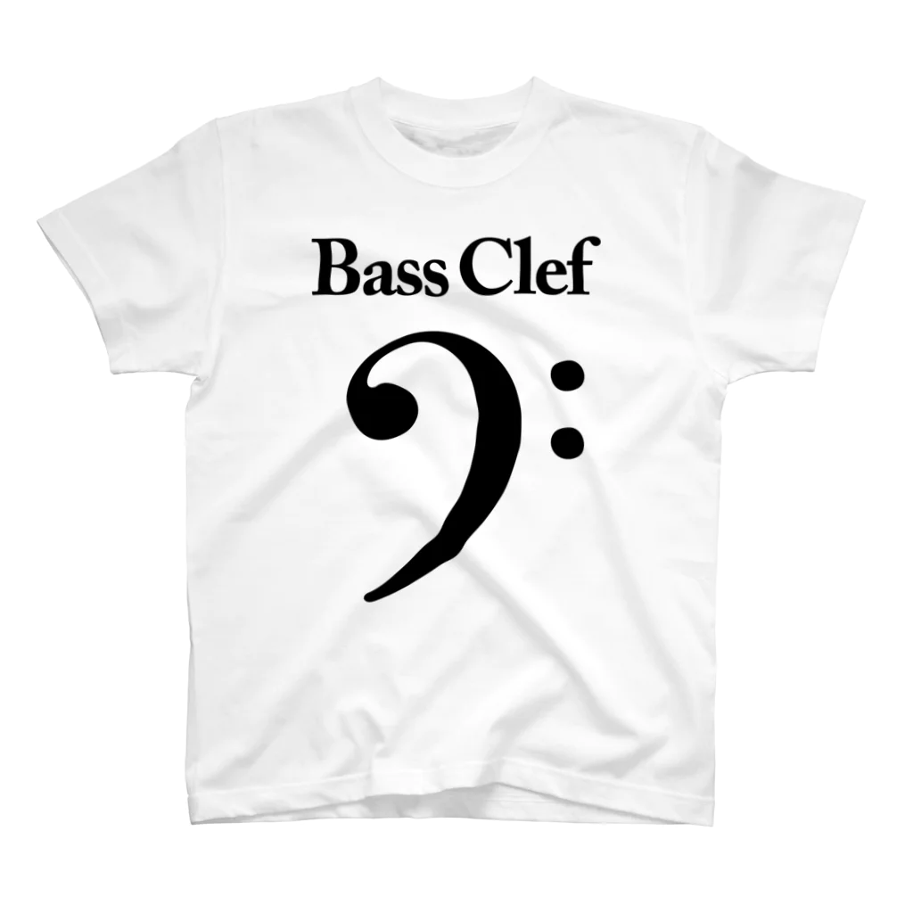 DRIPPEDのBass Clef / ヘ音記号 スタンダードTシャツ