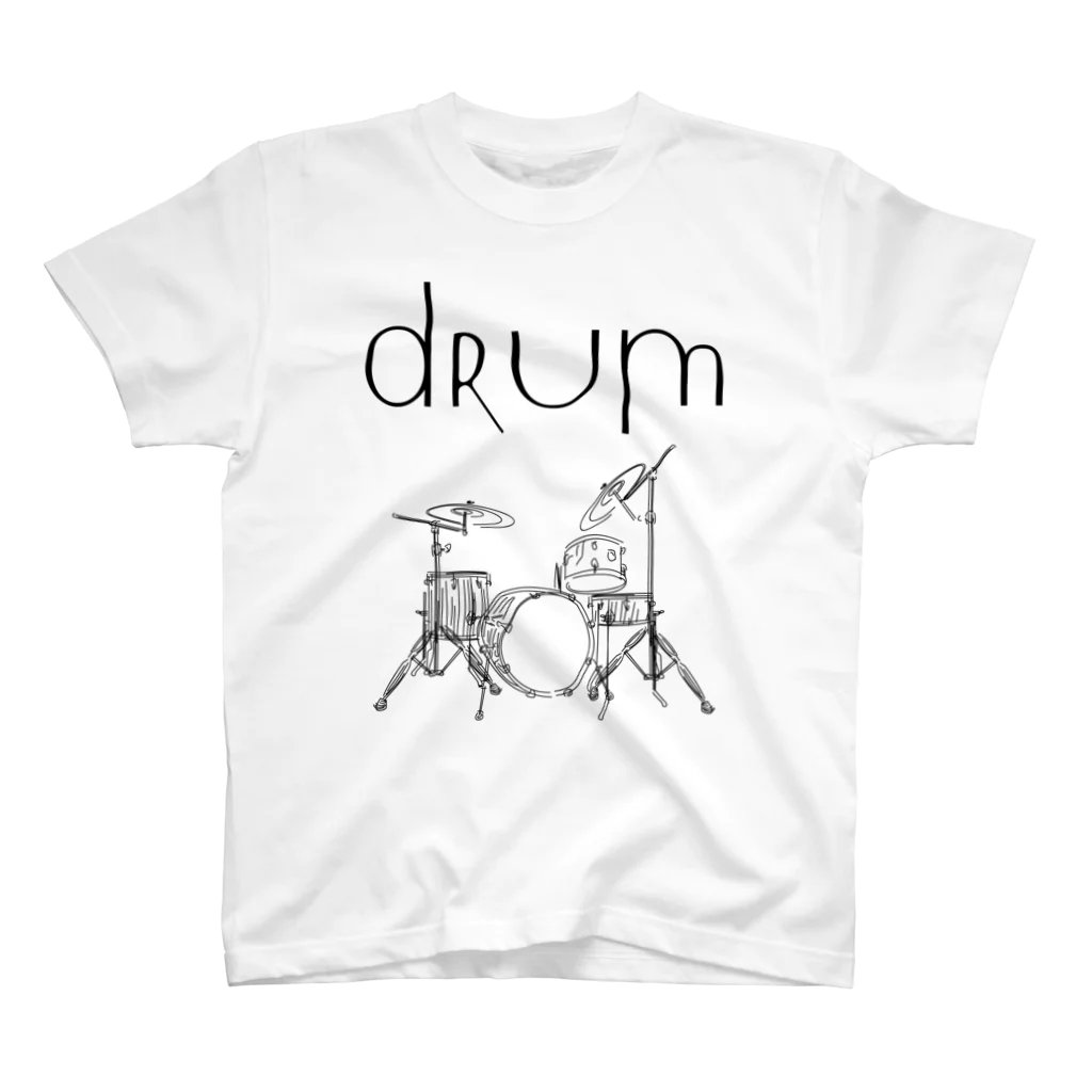 DRIPPEDのdrum スタンダードTシャツ