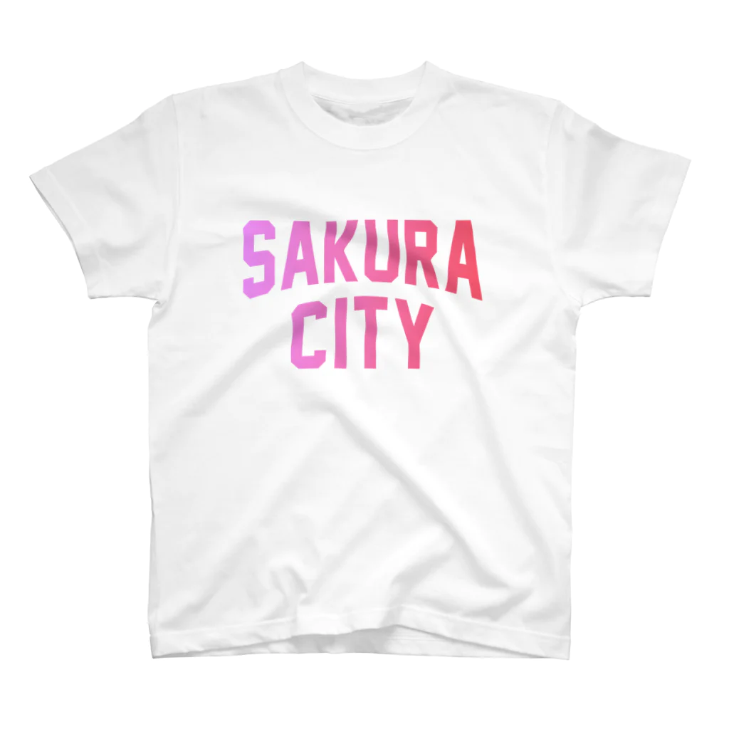 JIMOTO Wear Local Japanの佐倉市 SAKURA CITY スタンダードTシャツ