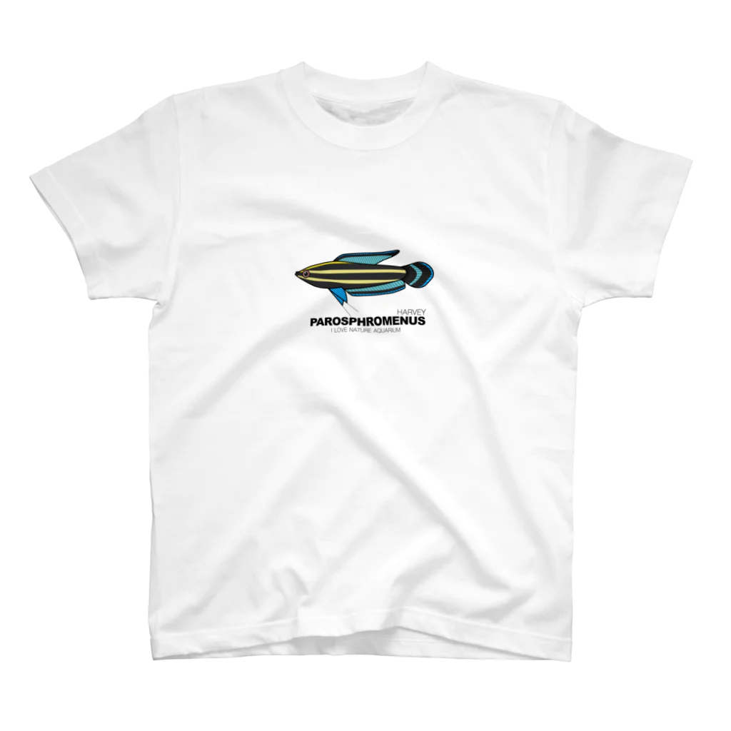 MEGABIGのマニアック熱帯魚 文字（黒） Regular Fit T-Shirt