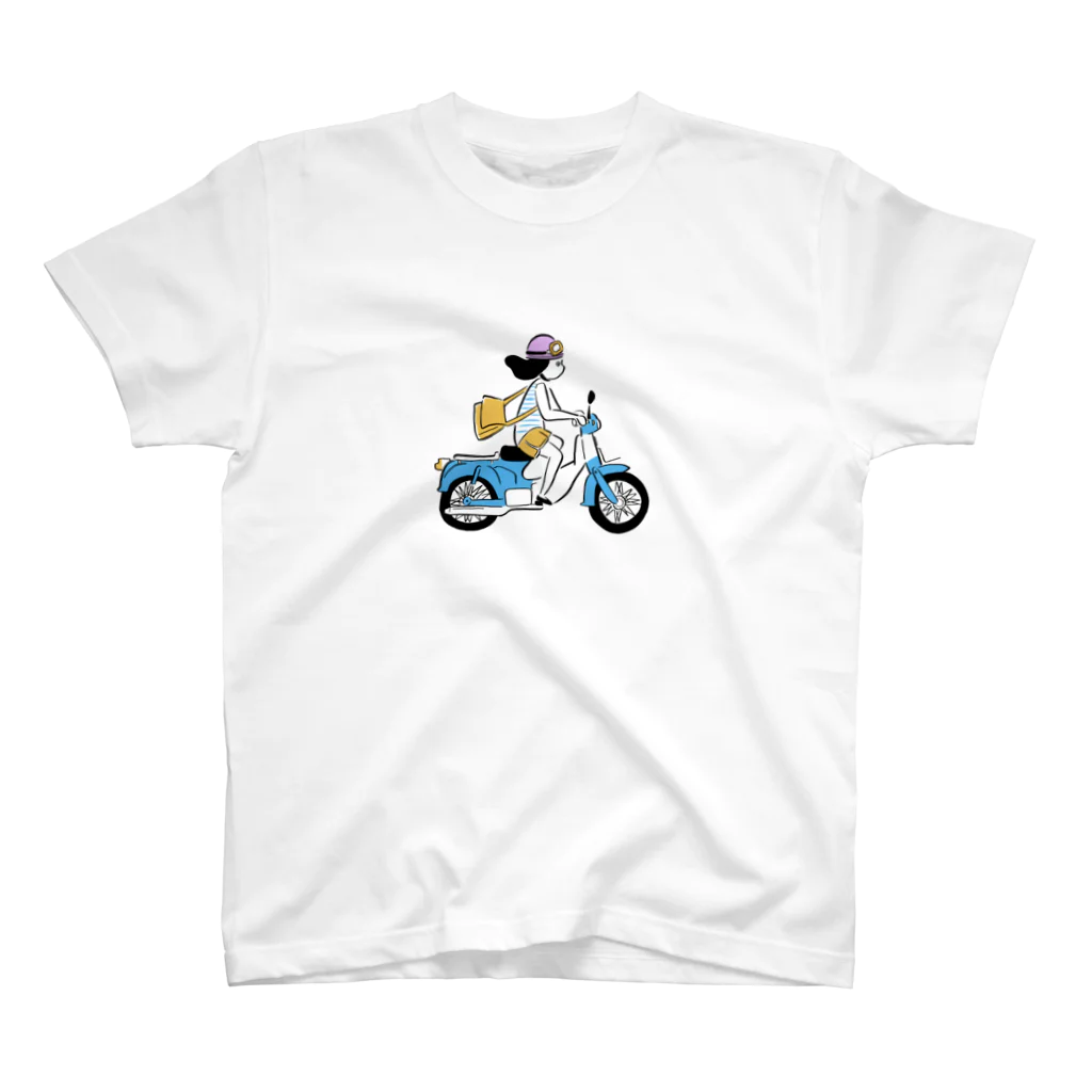 fumi Ishiwataのバイクガール 티셔츠