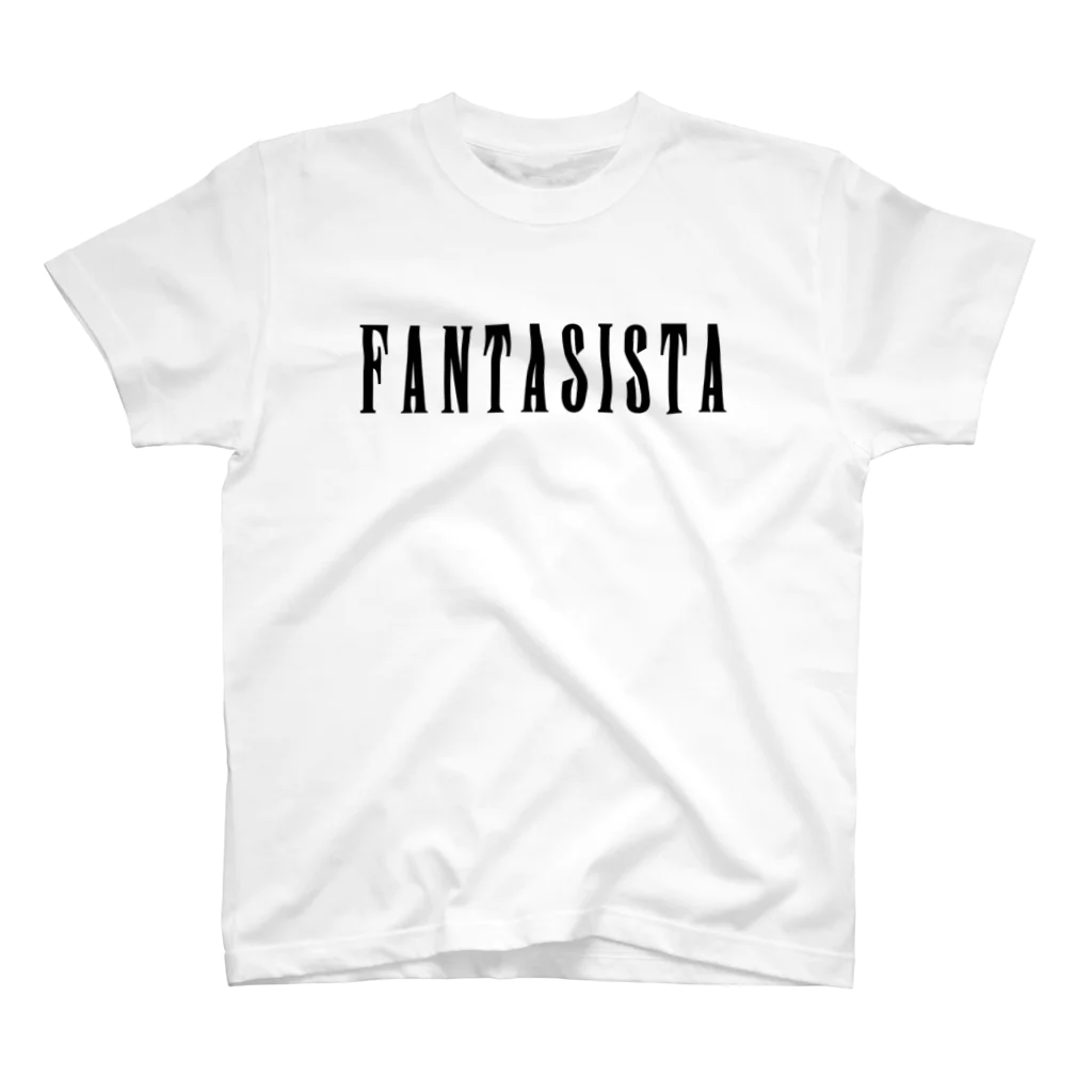 DRIPPEDのFANTASISTA 黒ロゴTシャツ スタンダードTシャツ