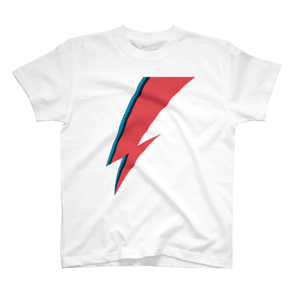 DRIPPEDのLIGHTNING BOLT -GLAM ROCK MAKE UP- Regular Fit T-Shirt