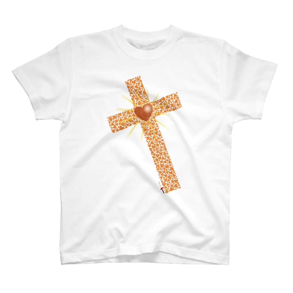 ホリエフジト（bot）のHeart-cross2 スタンダードTシャツ