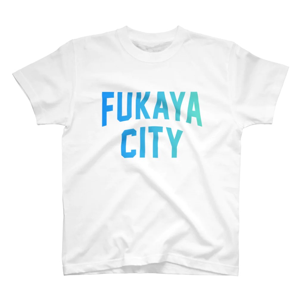 JIMOTO Wear Local Japanの深谷市 FUKAYA CITY スタンダードTシャツ