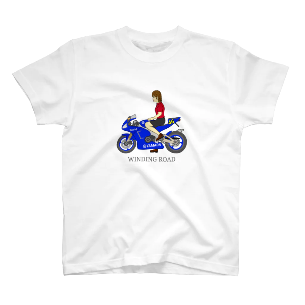 GREAT 7のバイク女子 スタンダードTシャツ