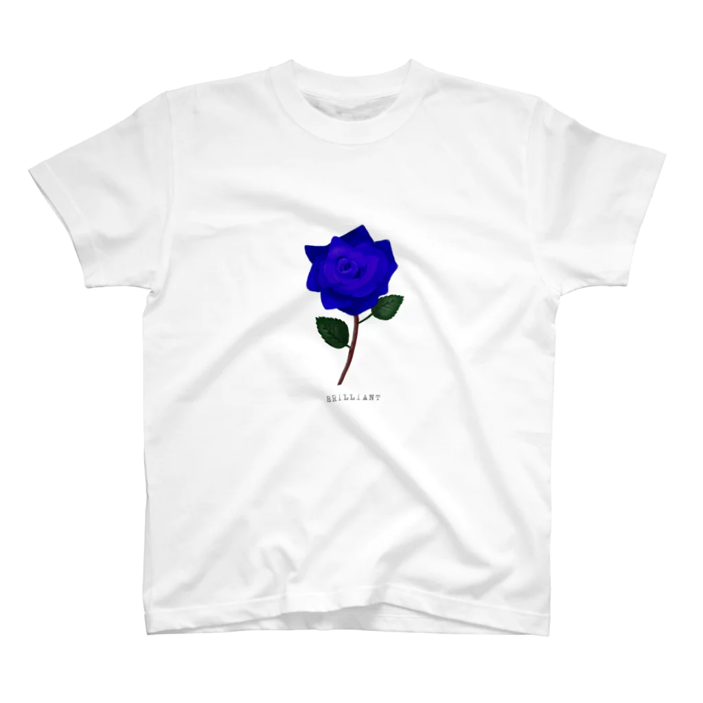 🍄ですこ🍄のBlue Rose “BRILLIANT” Regular Fit T-Shirt