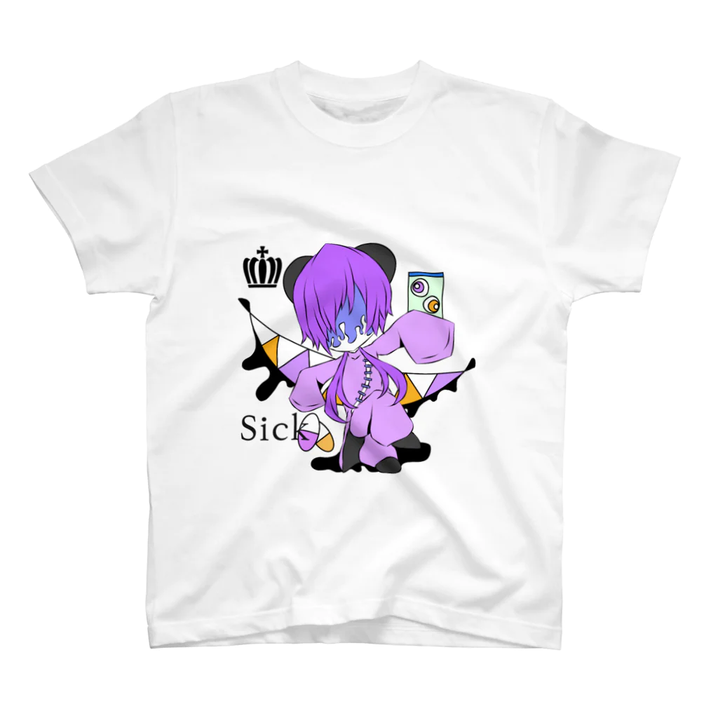 jura@グッズ販売中( ˙ ˡ̼̮ ˙ )のSick@Halloween スタンダードTシャツ