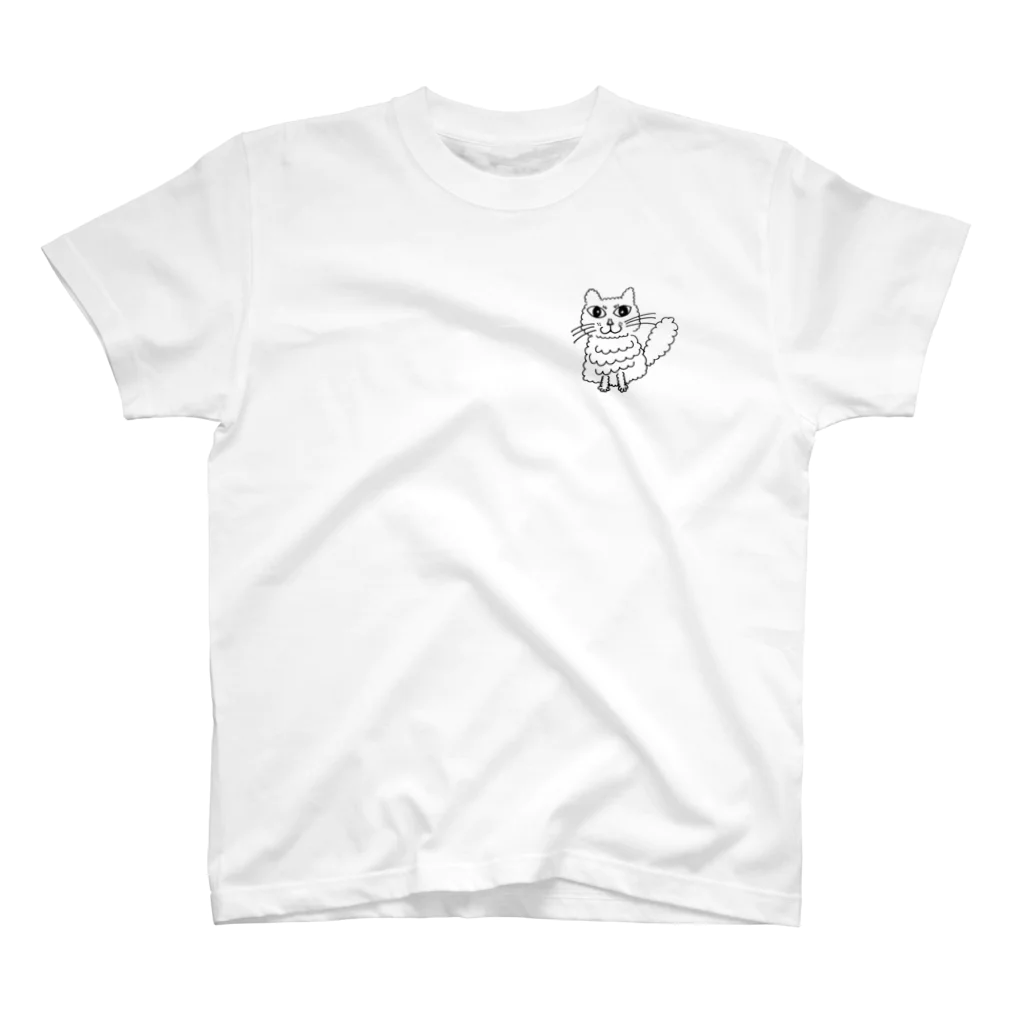 猫tokidoki...のふわふわねこちゃん Regular Fit T-Shirt