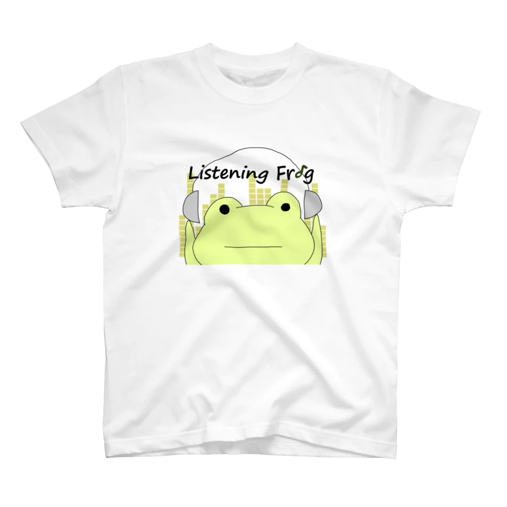 原知也、略してHaTo@作曲家のListening Frog スタンダードTシャツ