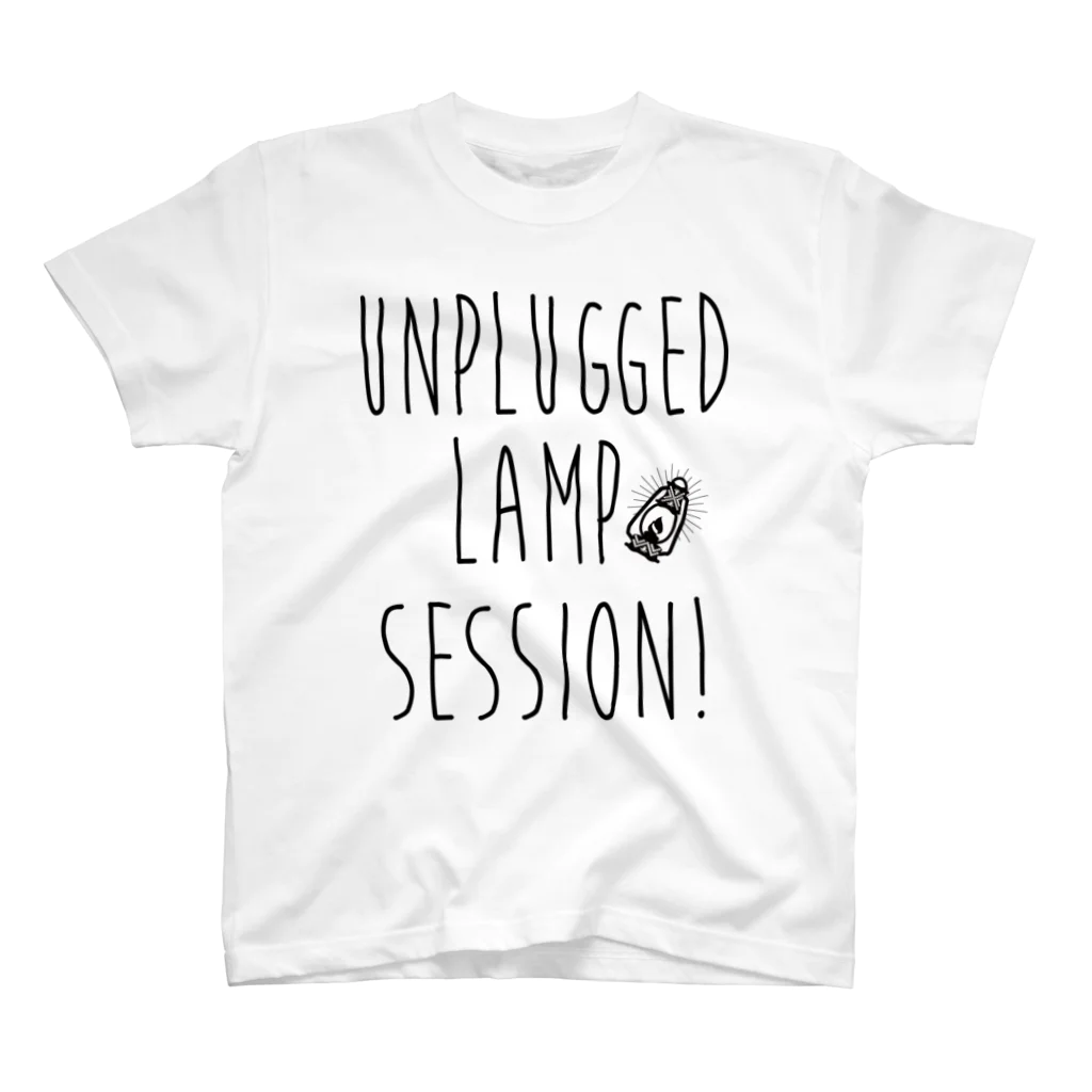 Unplugged Lamp SessionのUnplugged Lamp Session type logo スタンダードTシャツ