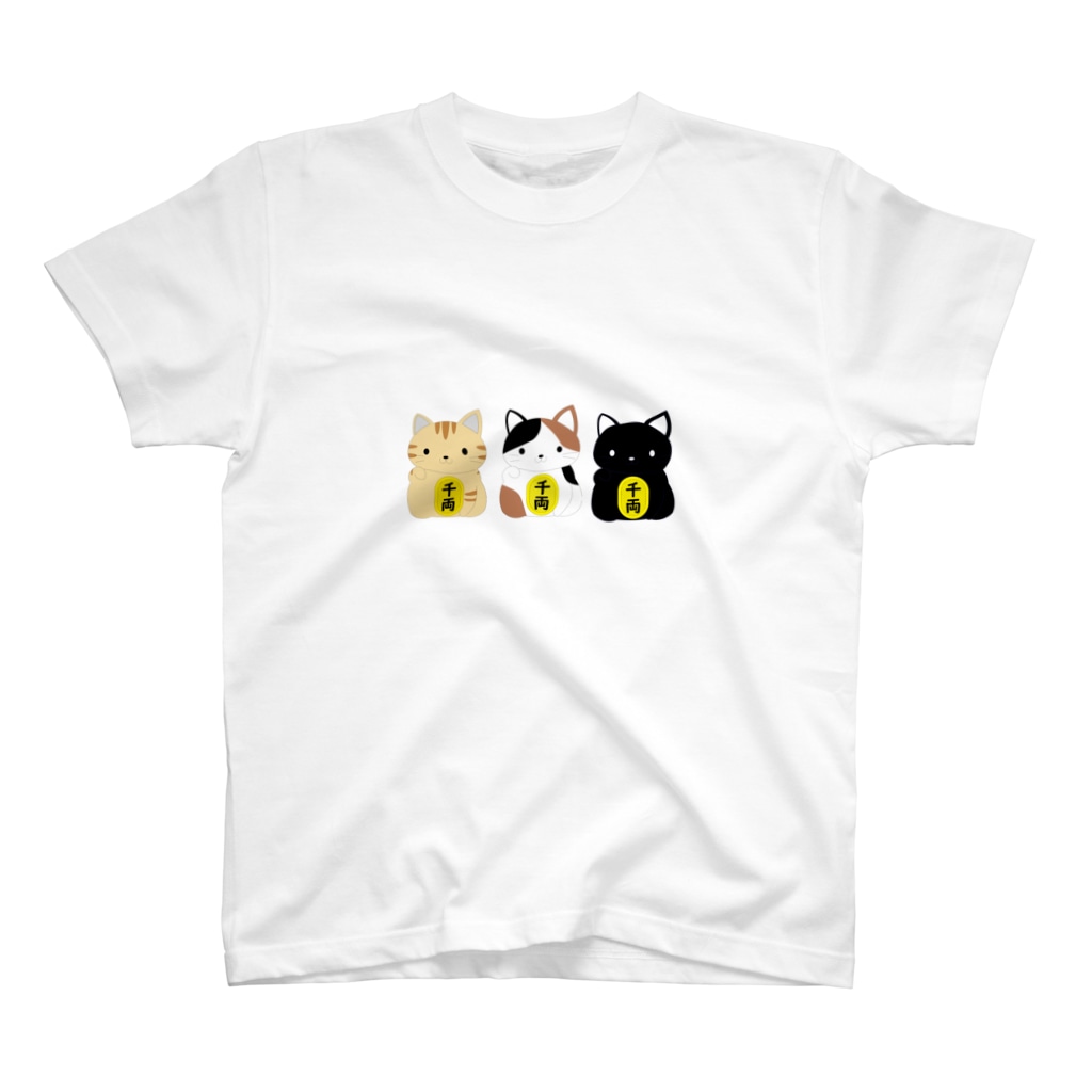 Discover 招き猫 メンズ レディース Tシャツ 動物