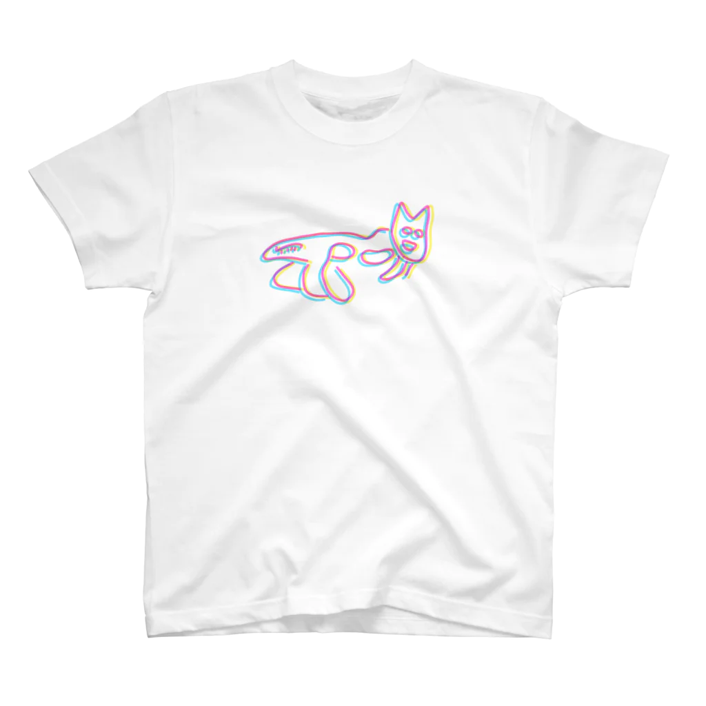 ナオ / CandyLip店のナスカの地上絵：ネオンカラー スタンダードTシャツ