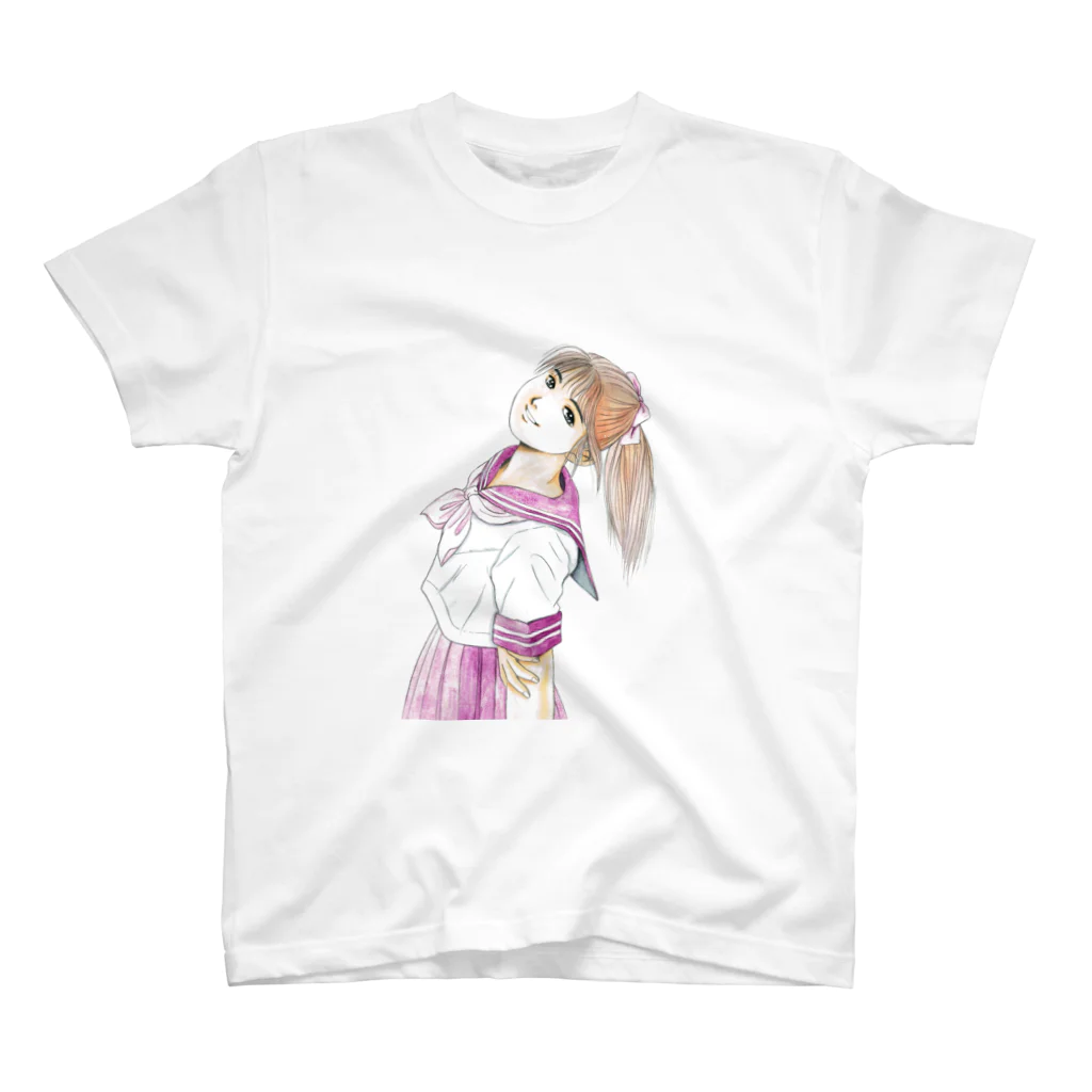 potakenakaの制服少女02  スタンダードTシャツ