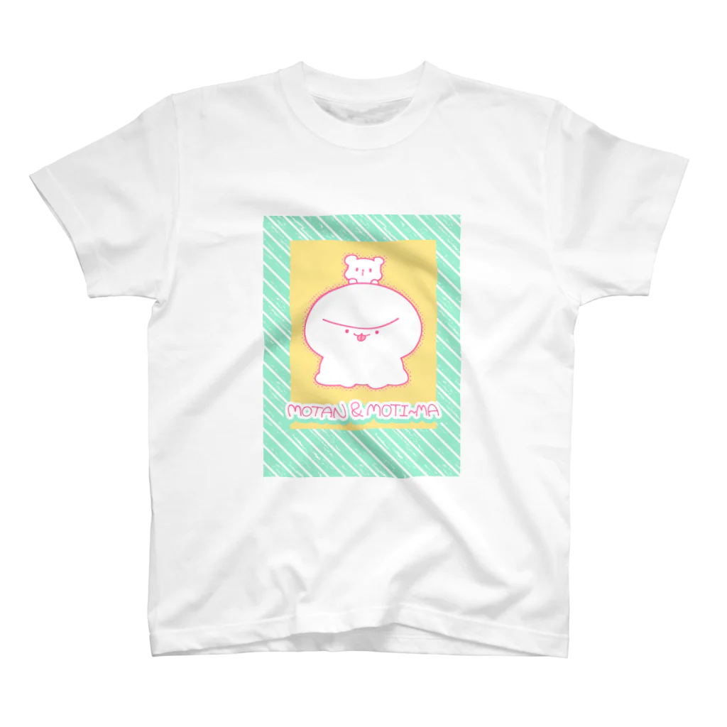 わもゆまーけっとのもたん&もち～ま(いぬとくま) スタンダードTシャツ