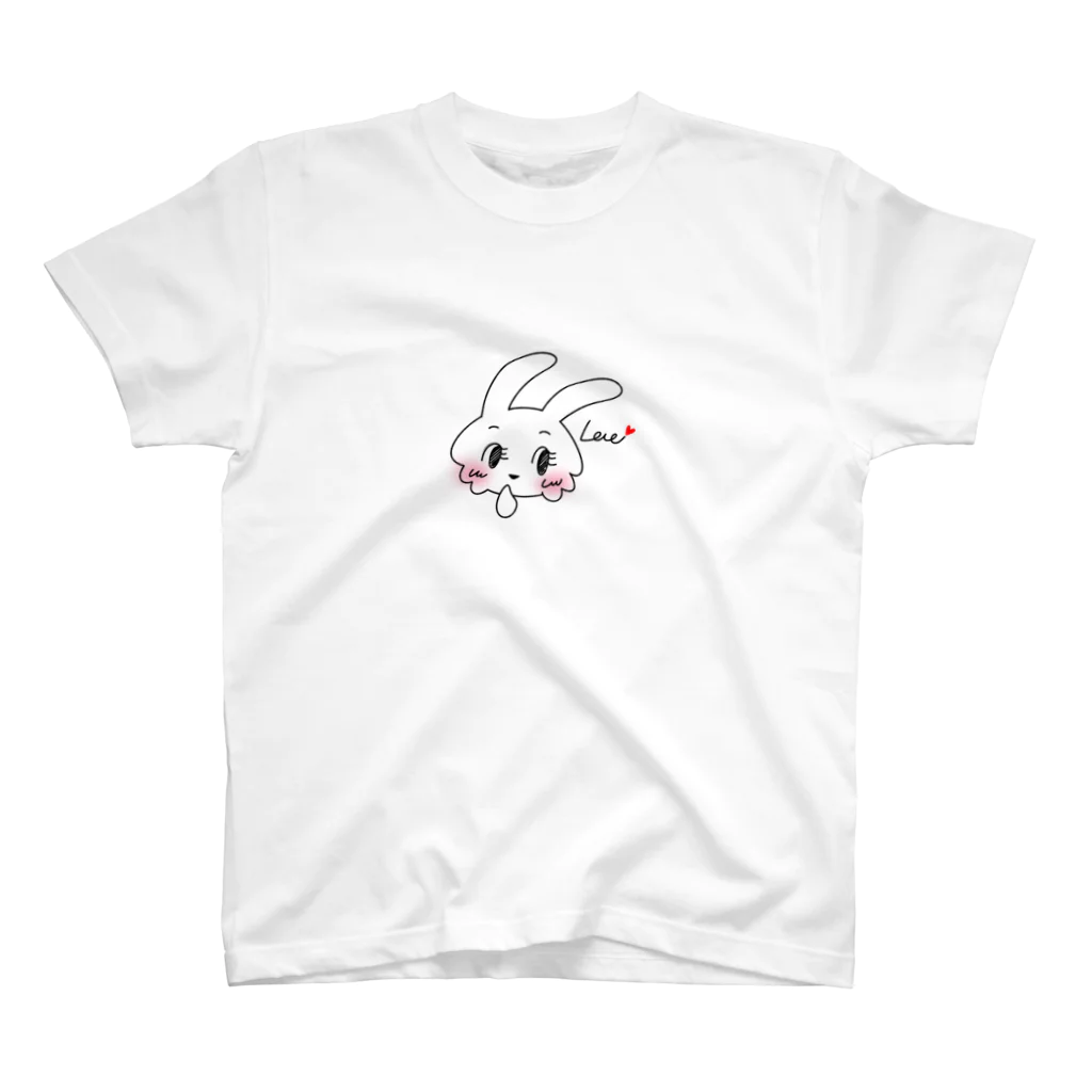 Pinkpopのうさぎのふぅちゃん💓 スタンダードTシャツ