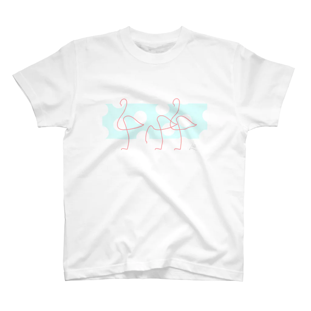 hanz-のはりがねフラミンゴ スタンダードTシャツ