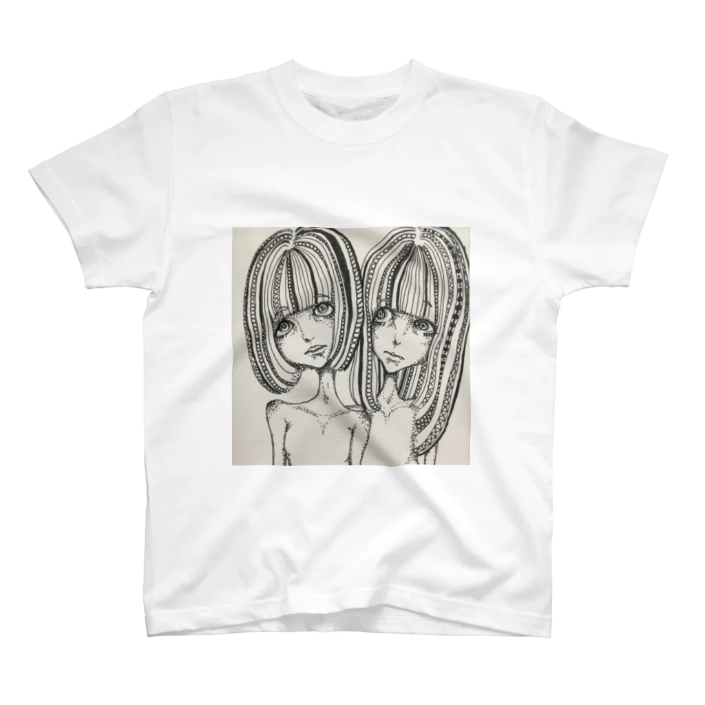 nyapikopiの双子さん スタンダードTシャツ