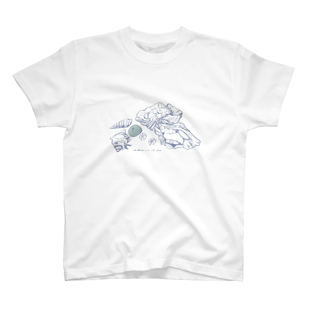 夏背.の貝殻 Regular Fit T-Shirt