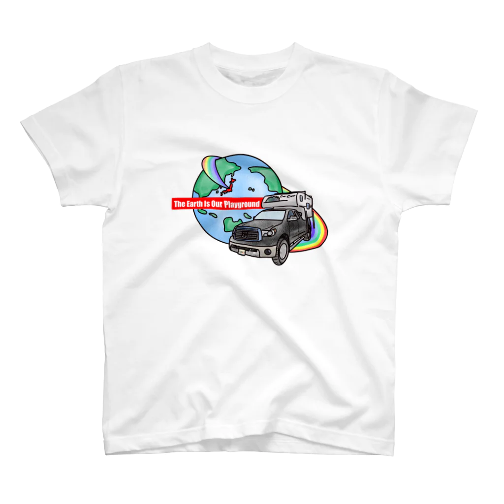 🌎地球が遊び場🌏のThe Earth Is Our Playground  Regular Fit T-Shirt