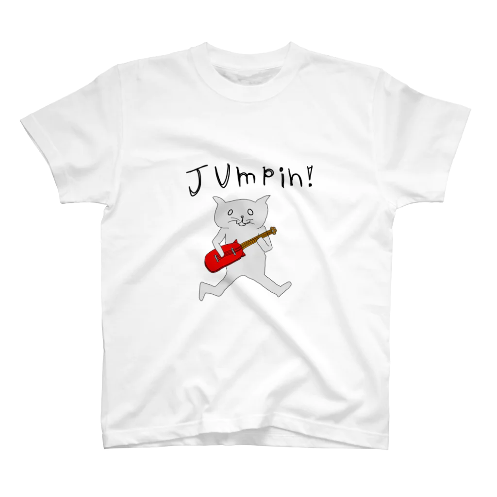 PandemoniumのJump猫 Regular Fit T-Shirt