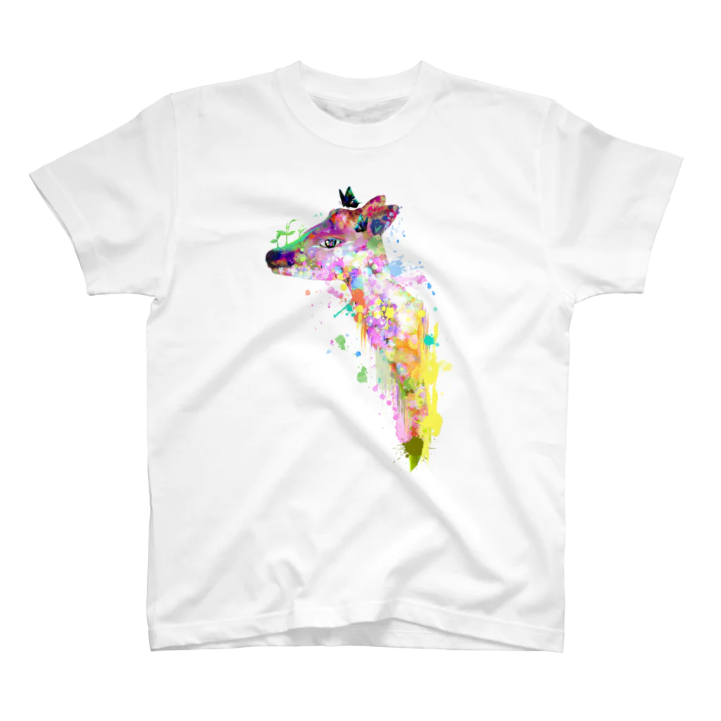 chicodeza by suzuriの鹿の夢 Regular Fit T-Shirt