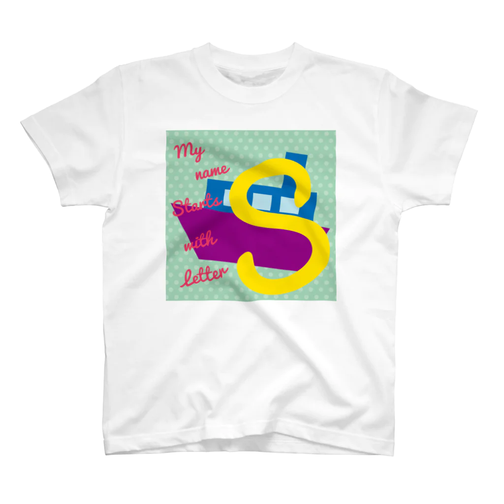 フォーヴァのMY name start with S for kids Regular Fit T-Shirt