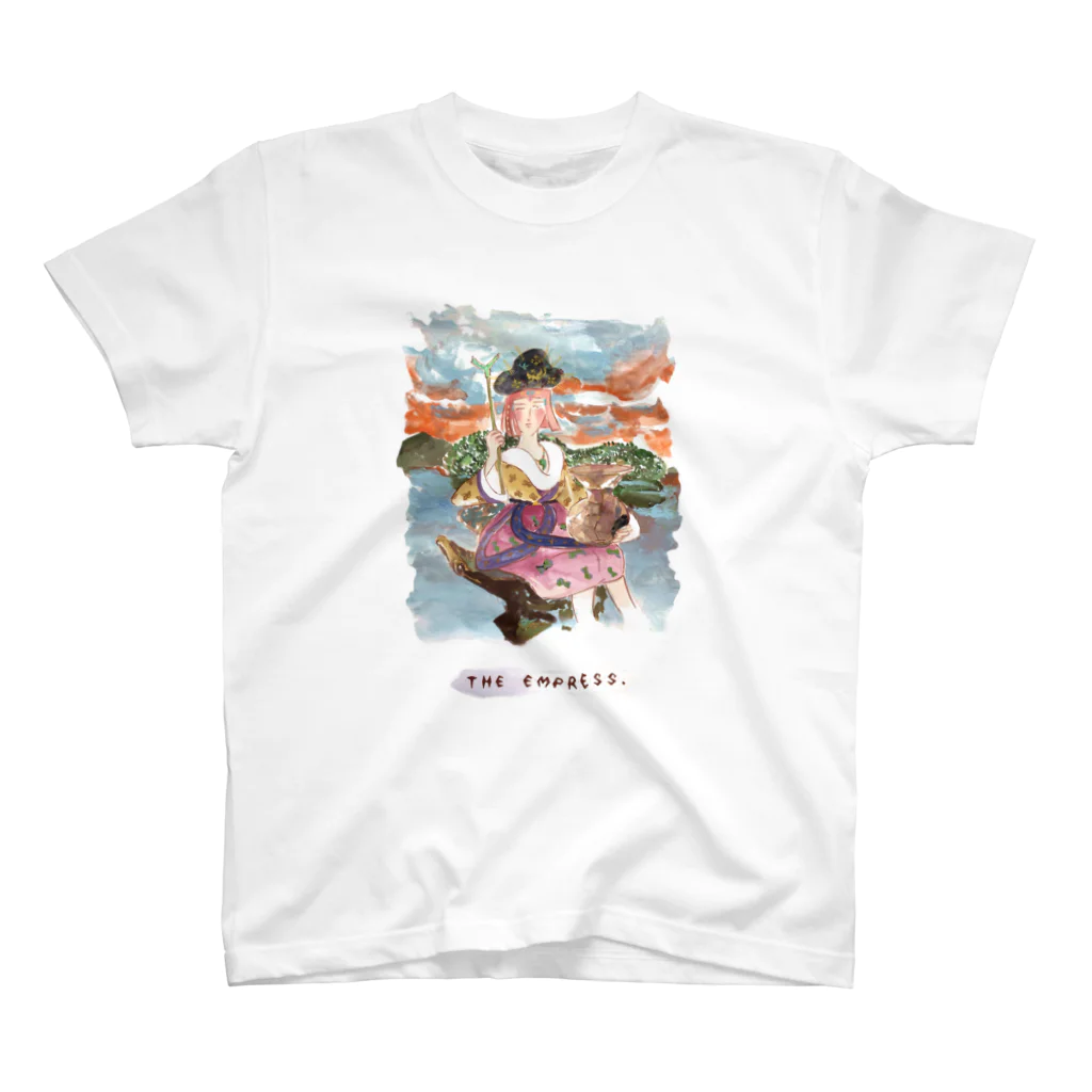 はにわのわの【タロットカード×埴輪】THE EMPRESS/女帝 スタンダードTシャツ