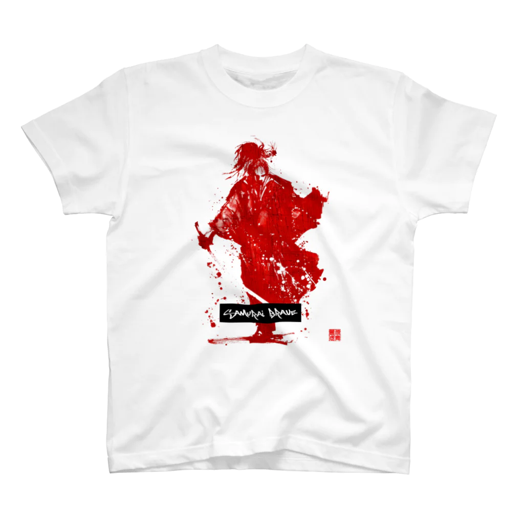 SAMURAI BRAVE JAPANのSAMURAI ｢桜花ノ理｣ Regular Fit T-Shirt