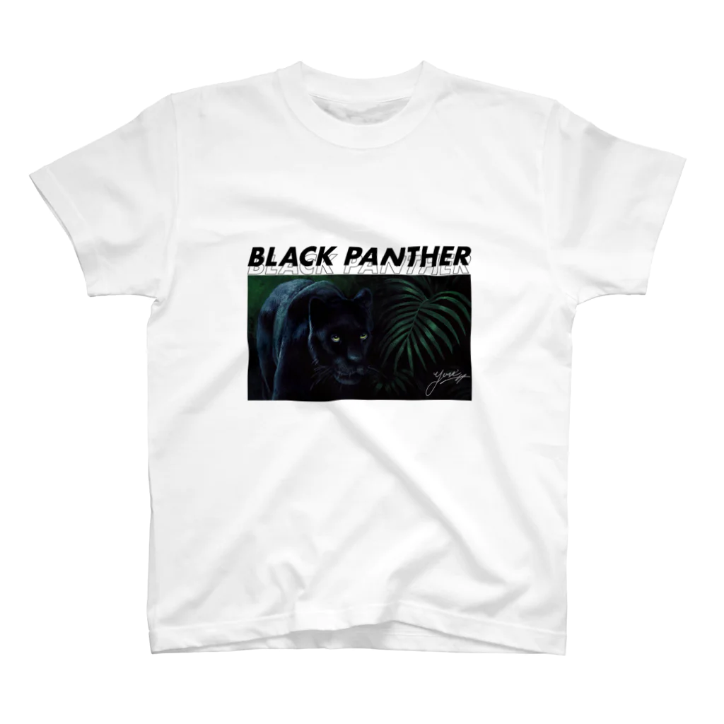 YURIのBlack Panther (color) Regular Fit T-Shirt
