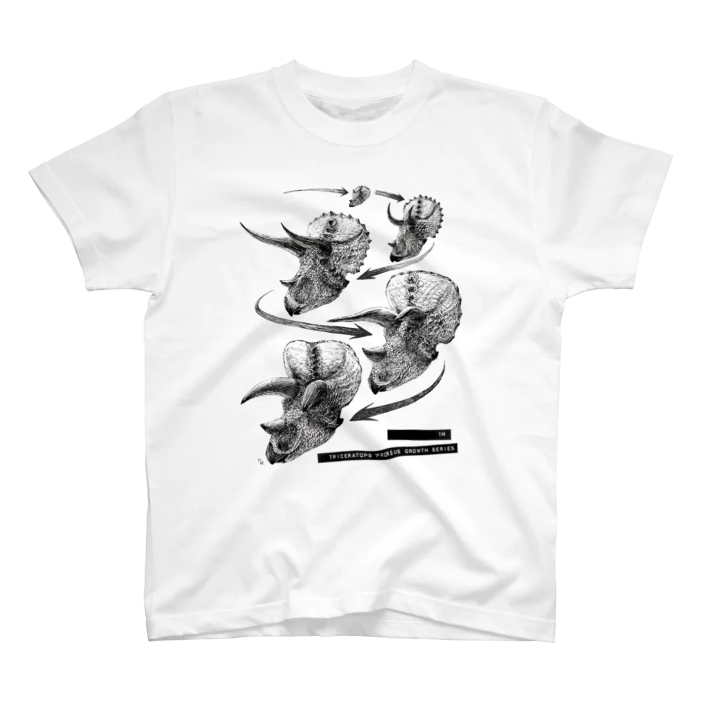 segasworksのTriceratops prorsus growth series スタンダードTシャツ