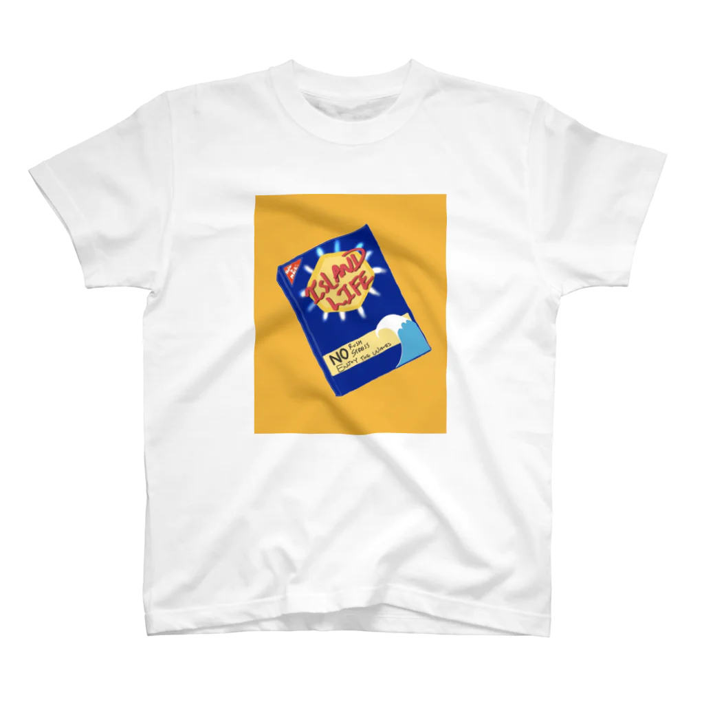 makiのIsland life/ yellow スタンダードTシャツ