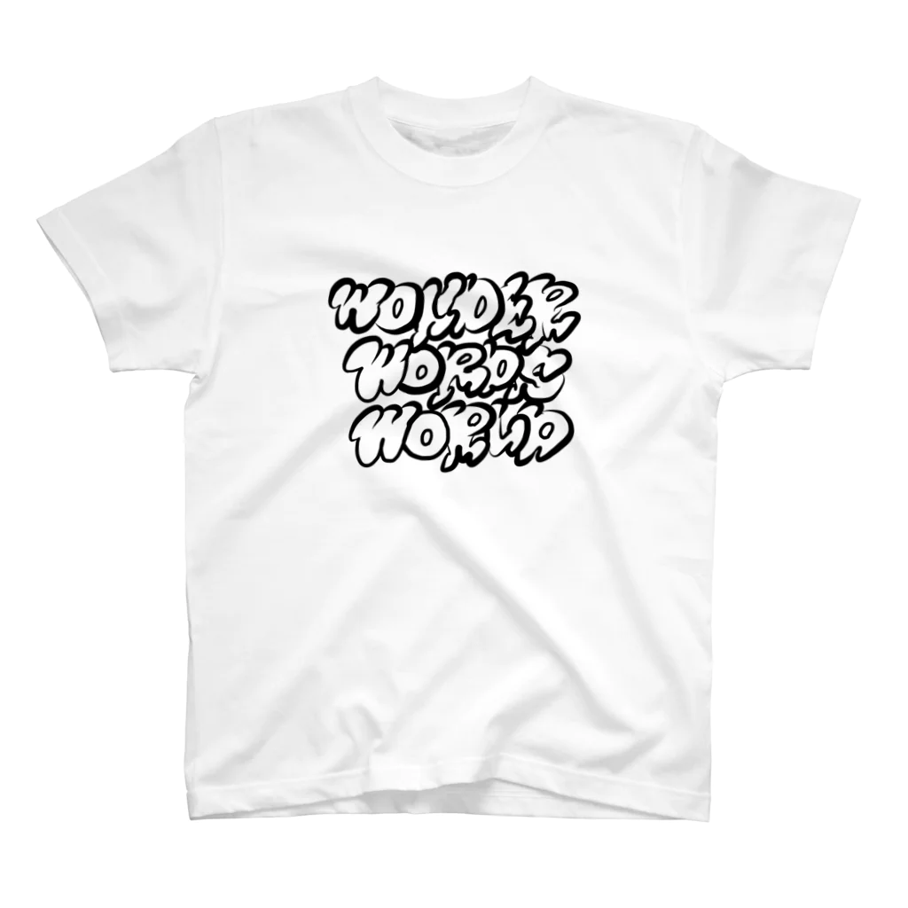 Wonder Words Would のフロントロゴTシャツ スタンダードTシャツ