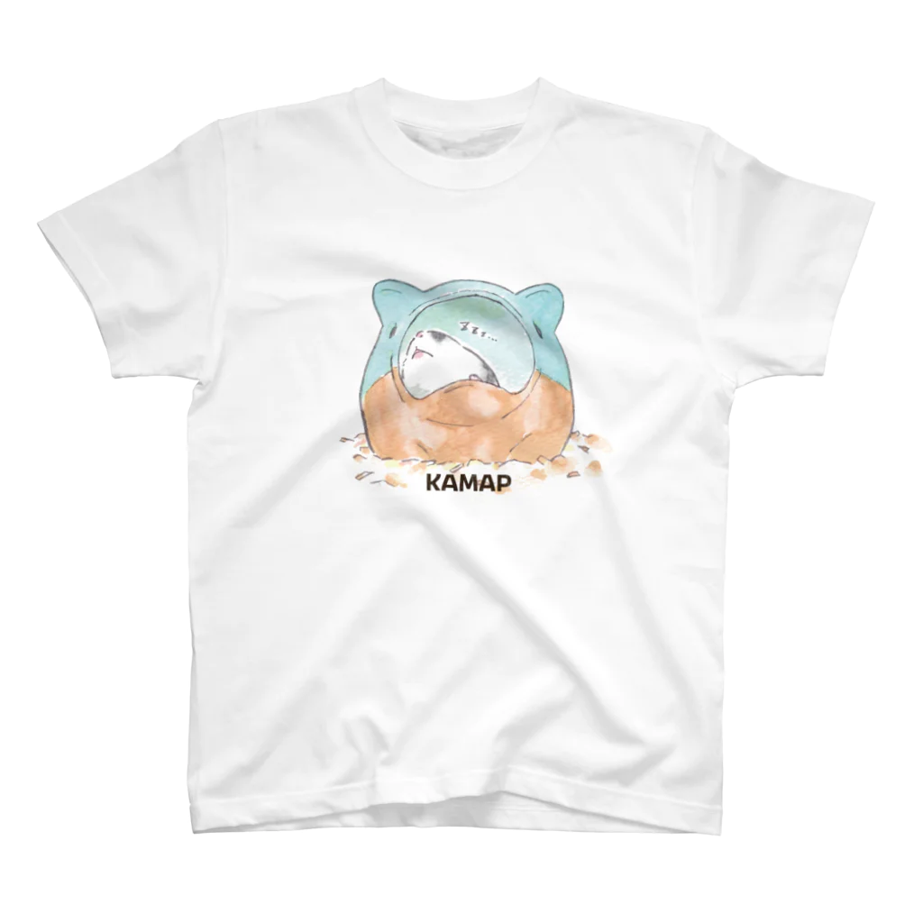 KAMAP ＆ Ricaの【KAMAP】すやすやジャンガリアン Regular Fit T-Shirt