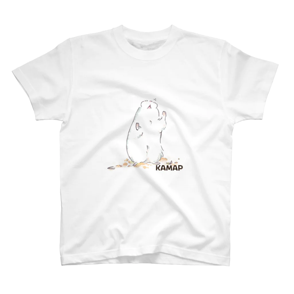 KAMAP ＆ Ricaの【KAMAP】すんすんジャンガリアン スタンダードTシャツ