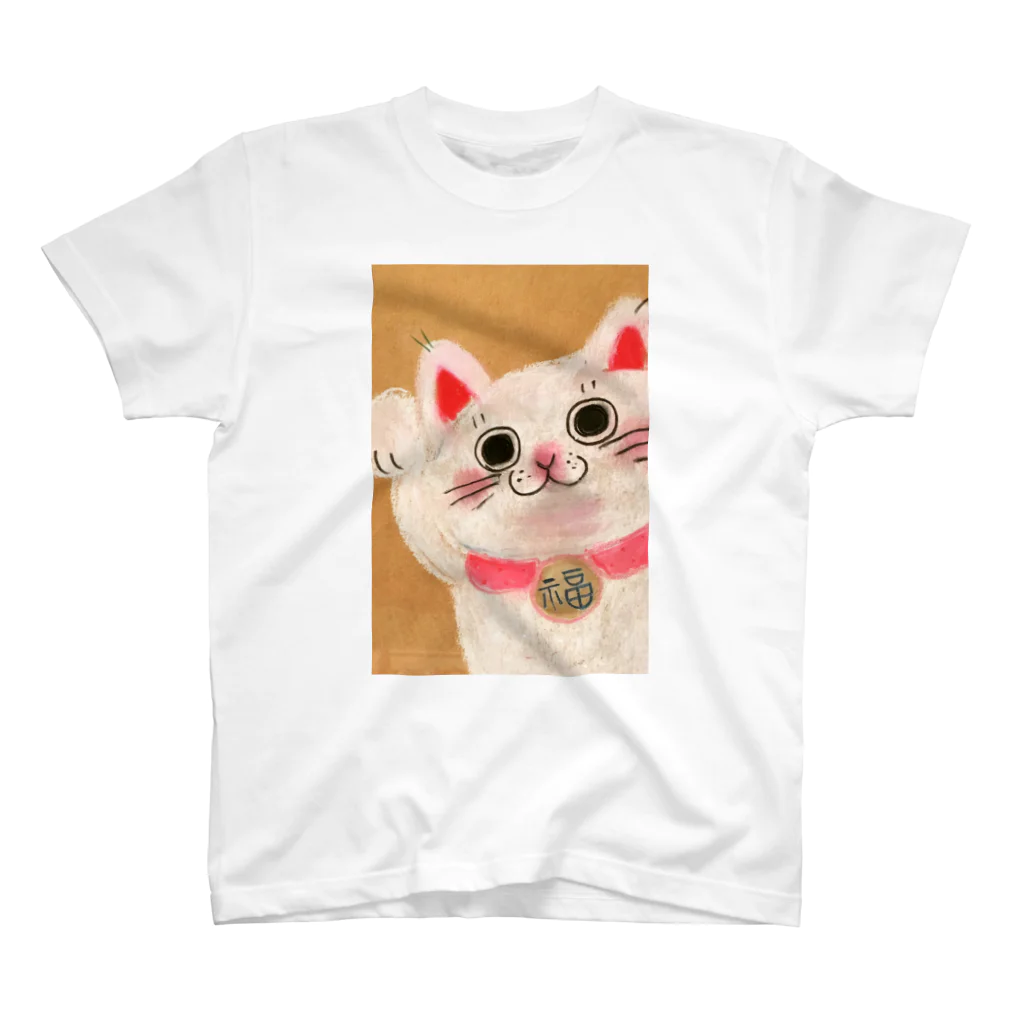 万福画工雑貨  仁屋   の招き猫 スタンダードTシャツ