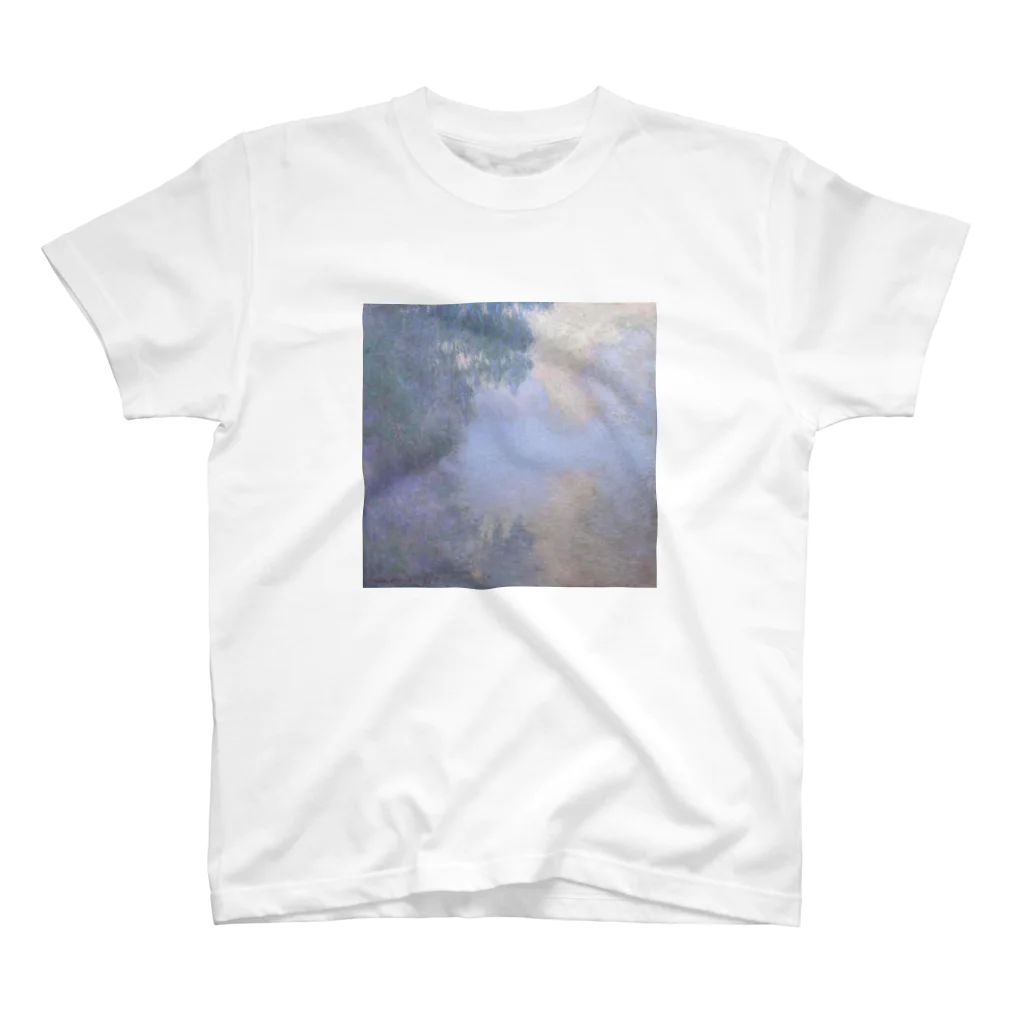 Art Baseのクロード・モネ / Branch of the Seine near Giverny /1897 / Claude Monet Regular Fit T-Shirt