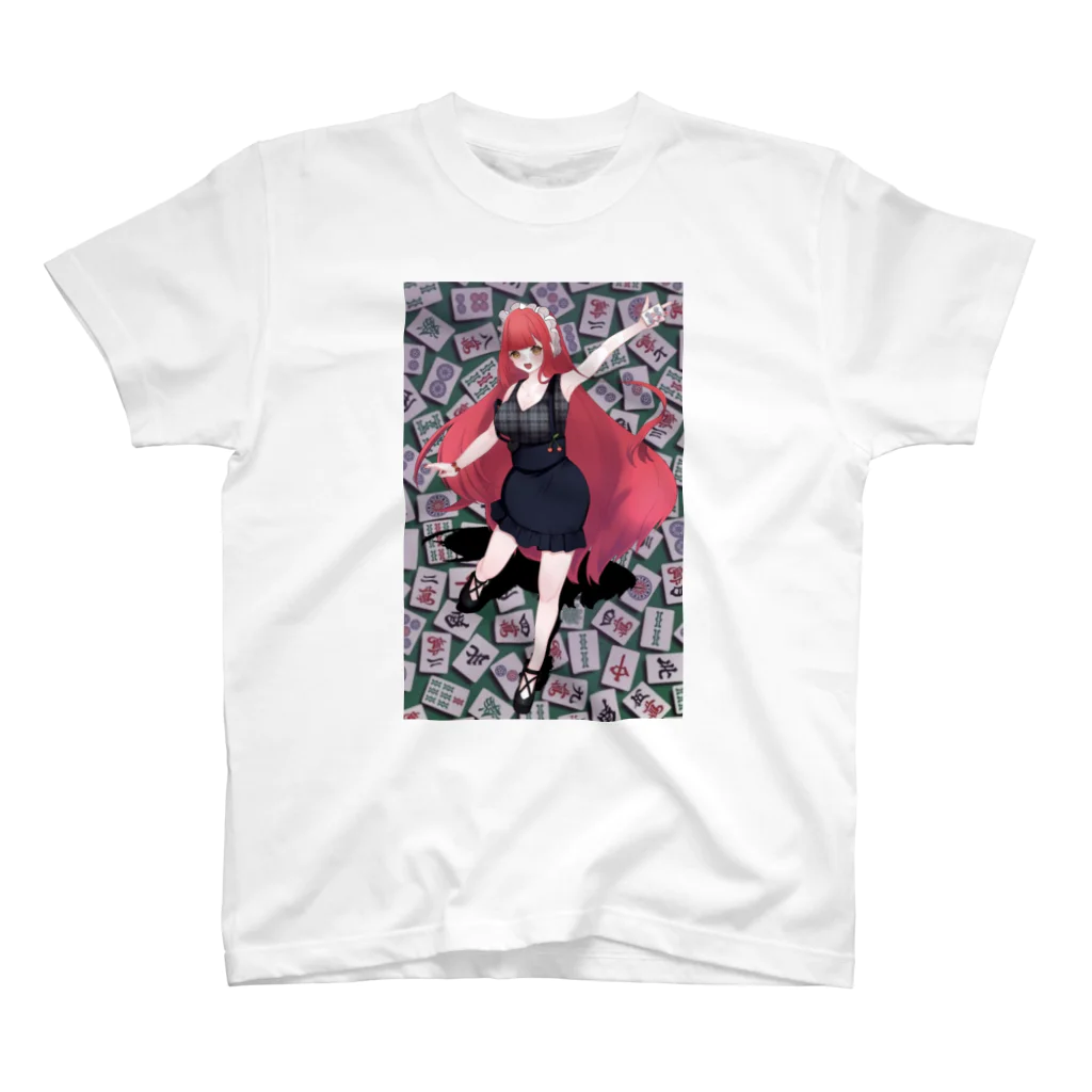 🖤🍒まぐりこ🍒🖤コスプレイヤーの麻雀まぐりこ スタンダードTシャツ