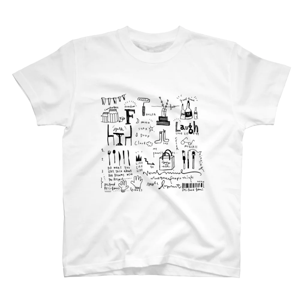 らくがき屋gamiの好きなものたち スタンダードTシャツ