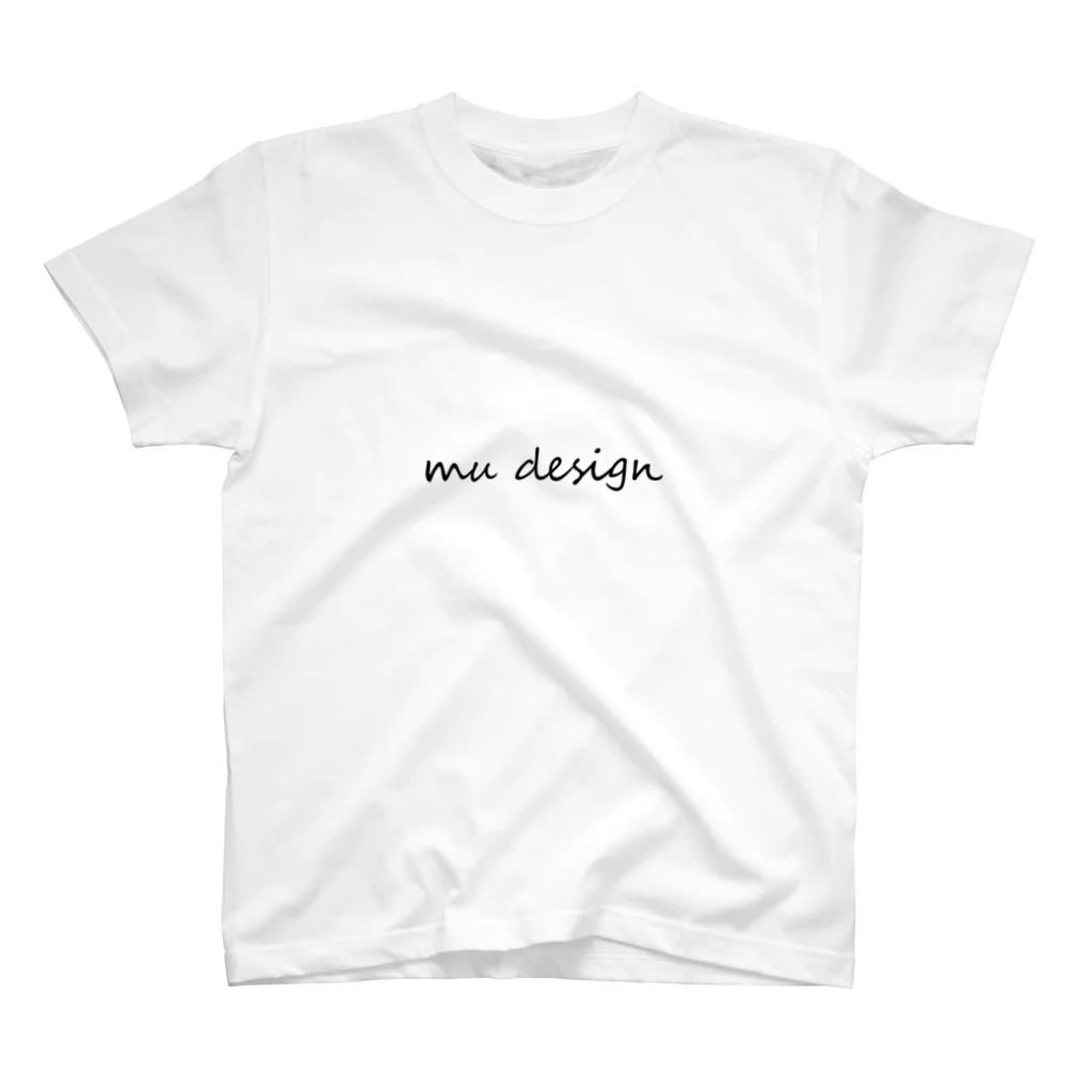 MuDのMu Design　手書きロゴ Regular Fit T-Shirt