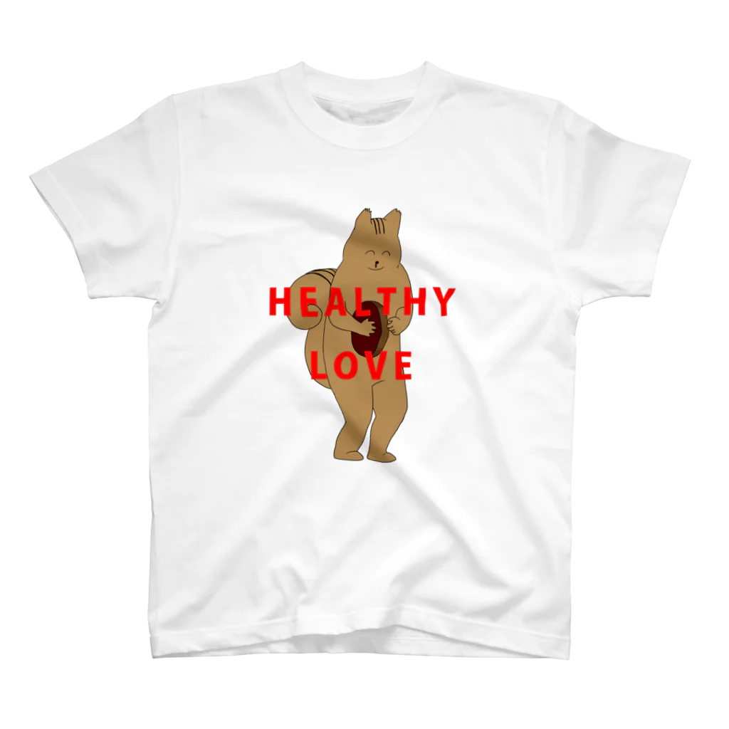 幽霊のHealthy Love(リス) スタンダードTシャツ